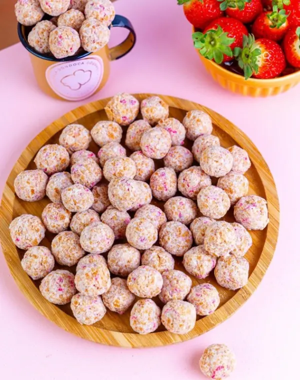 Pipoca Gourmet sabor Limonada Rosa